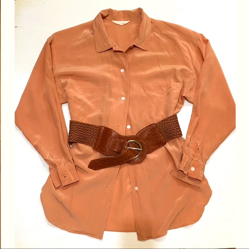 100% Silk Oversized Shirt Elevated Casual Quiet Luxury